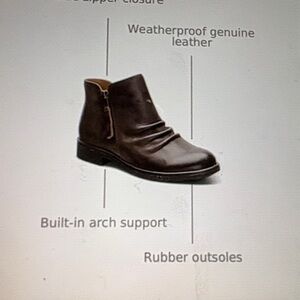 Aetrex Brown Ankle Boots